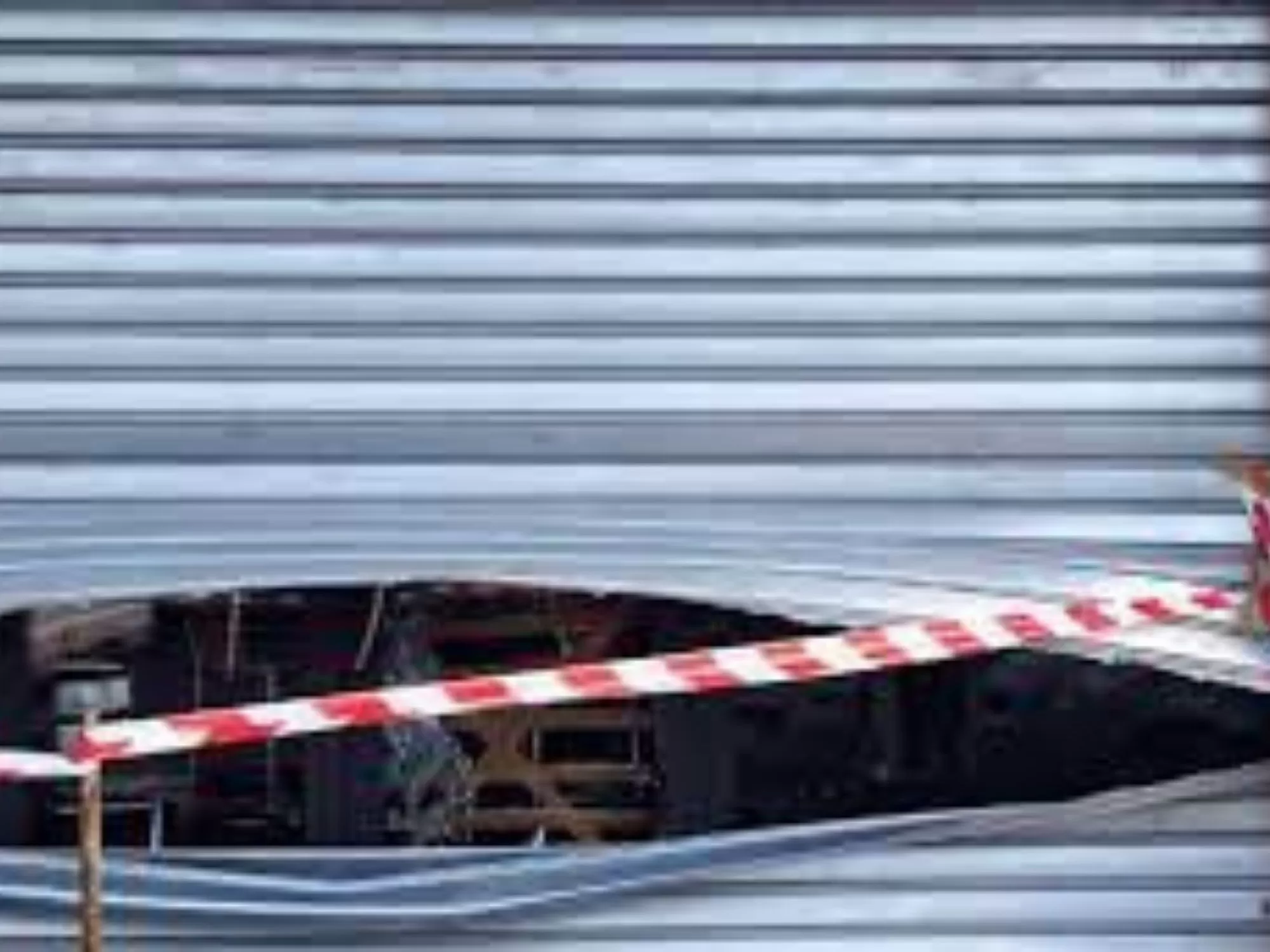 rideau metallique en panne
