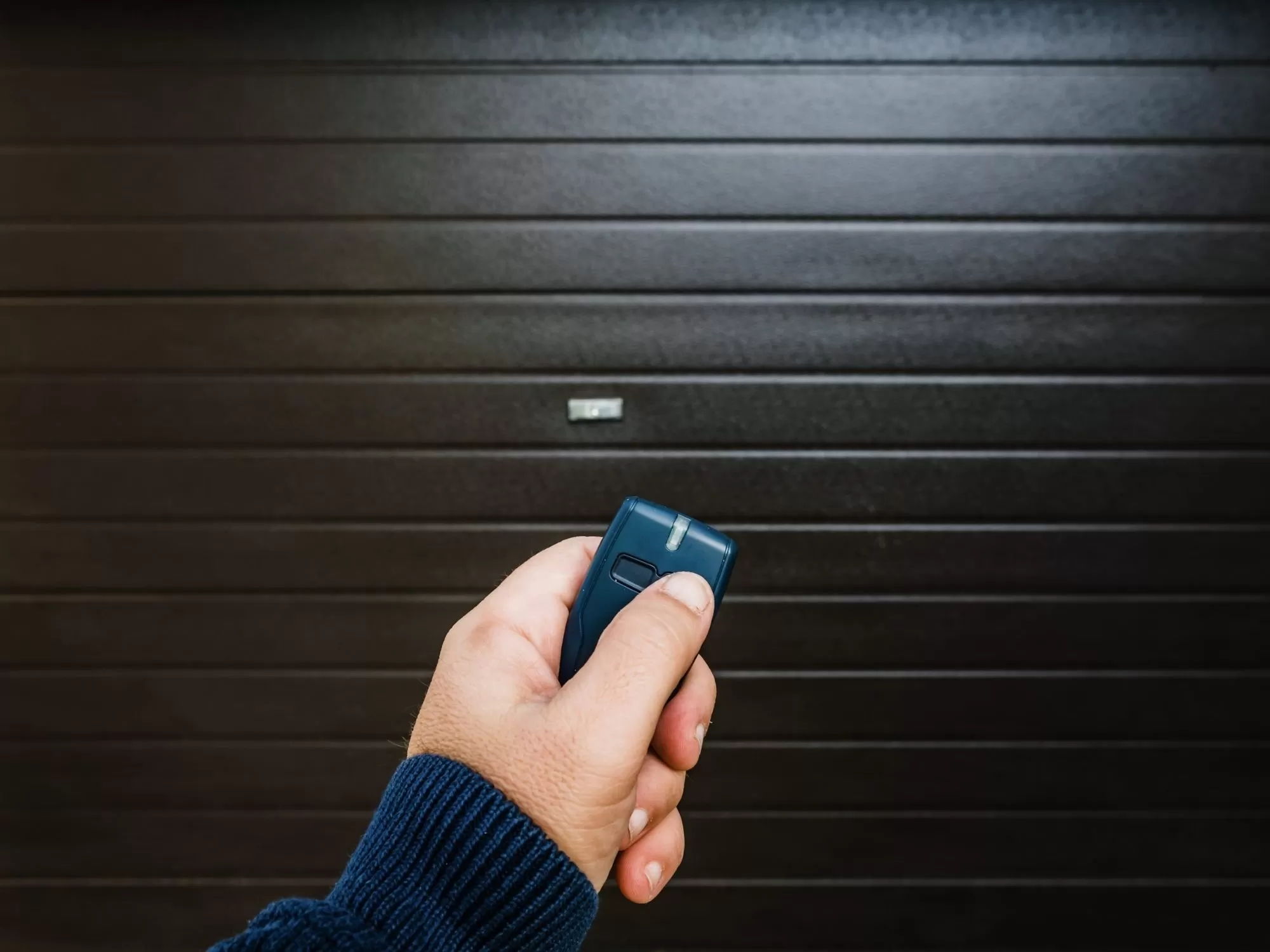 rideau pour garage motorisé