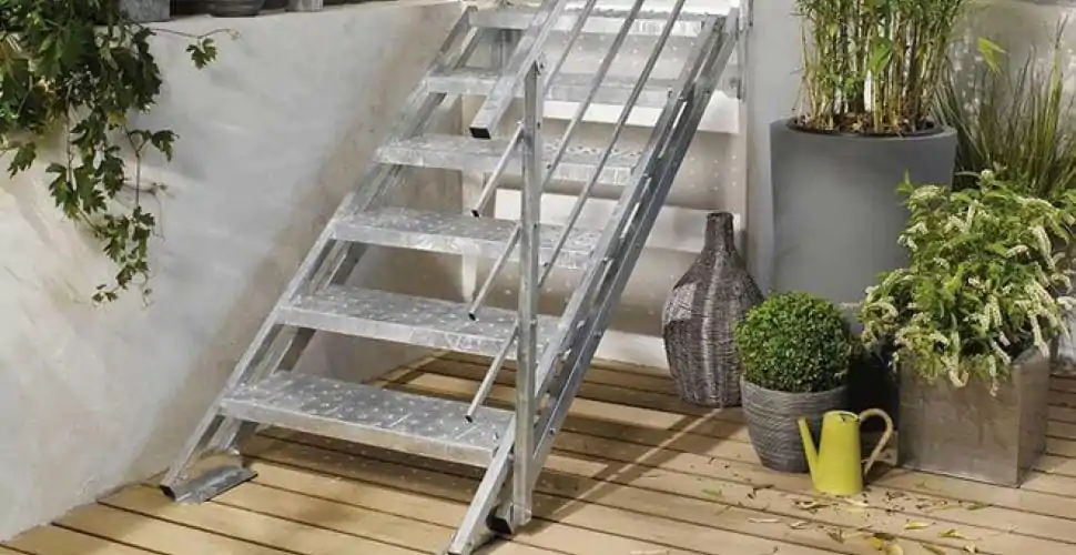 escalier métallique