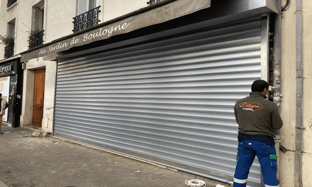 maintenance rideau métallique 77200