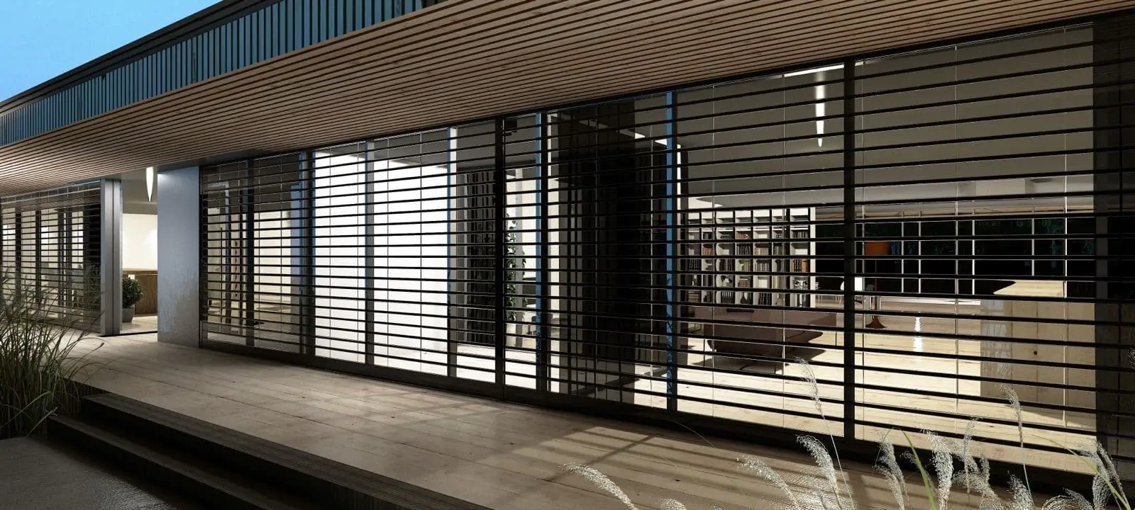 rideau metallique transparent Paris 3