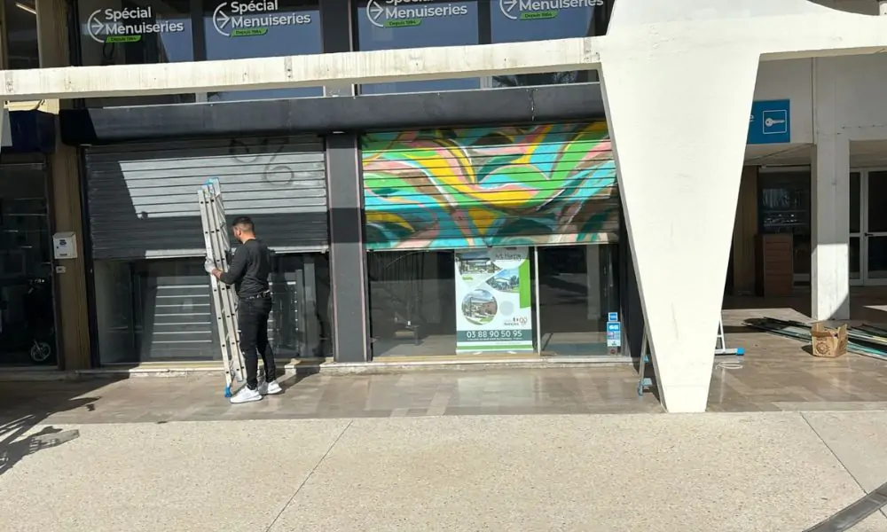 réparation rideau métallique bloqué mi position à Paris 17