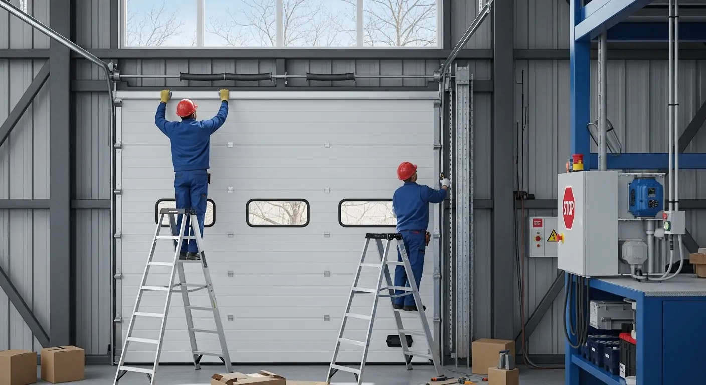 Dépannage porte sectionnelle industrielle bailly romainvilliers (77700)