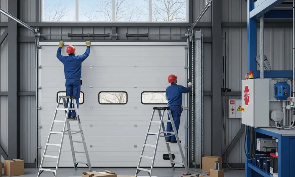 Dépannage porte industrielle électrique 
