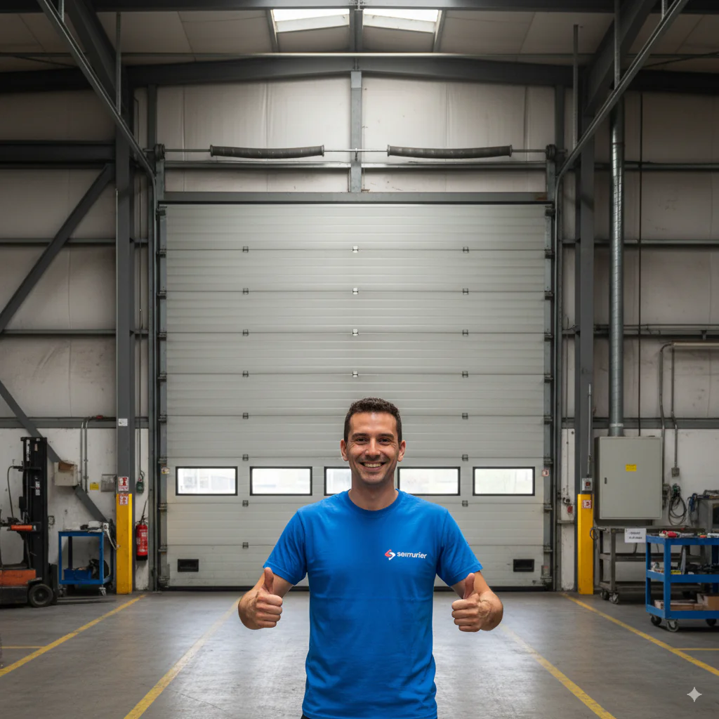 Entretien porte sectionnelle industrielle