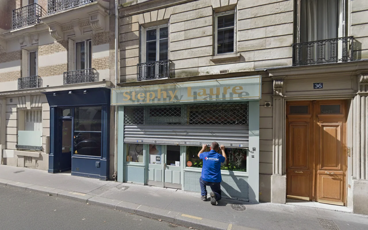 Déblocage rideau métallique Rue de l'Église, 75015 Paris