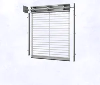 Rideau métallique transparent sur mesure