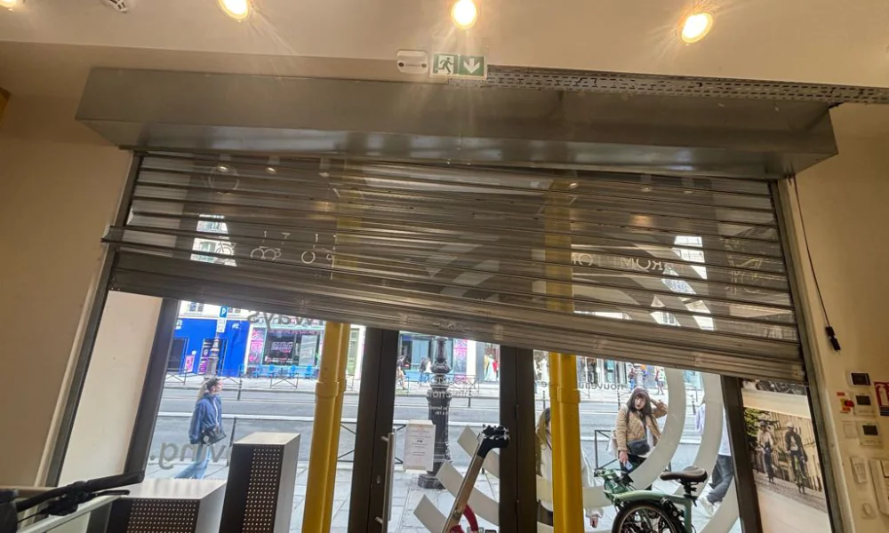 Déblocage des bobines à ressorts rideau métallique Paris 3