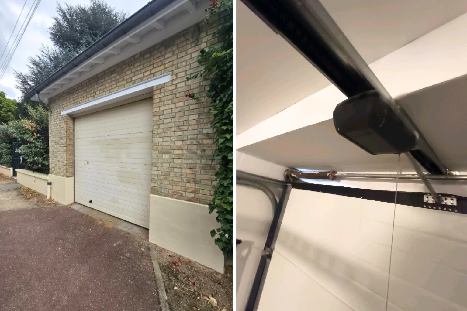 Changement moteur porte de garage à Paris