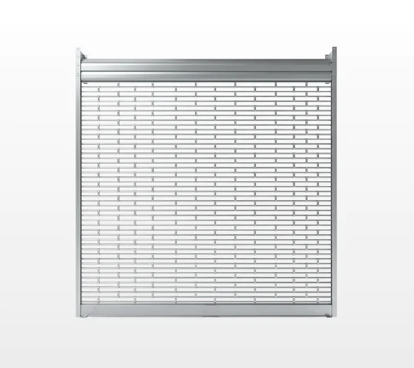 Grille métallique à tubes droits sur mesure