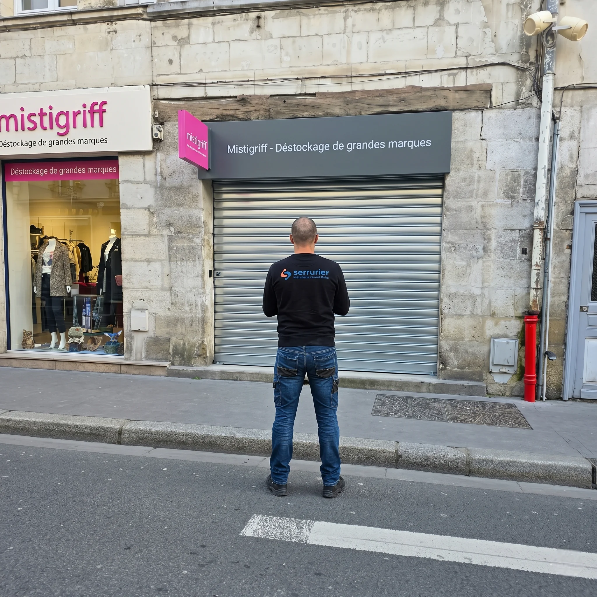 Depannage rideau metallique urgent à Clichy, par technicien MGParis.