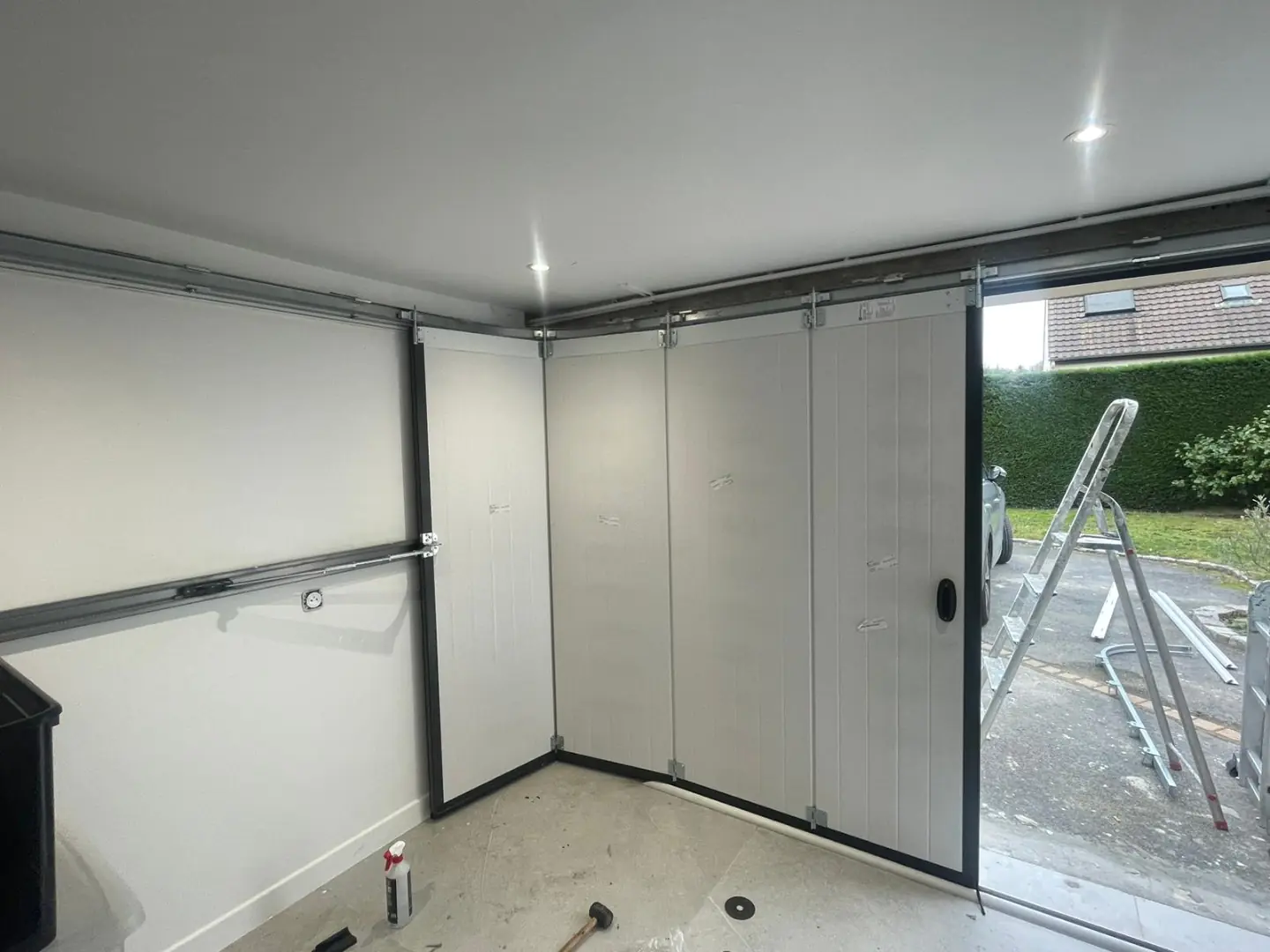 Entretien porte de garage sectionnelle coulissante