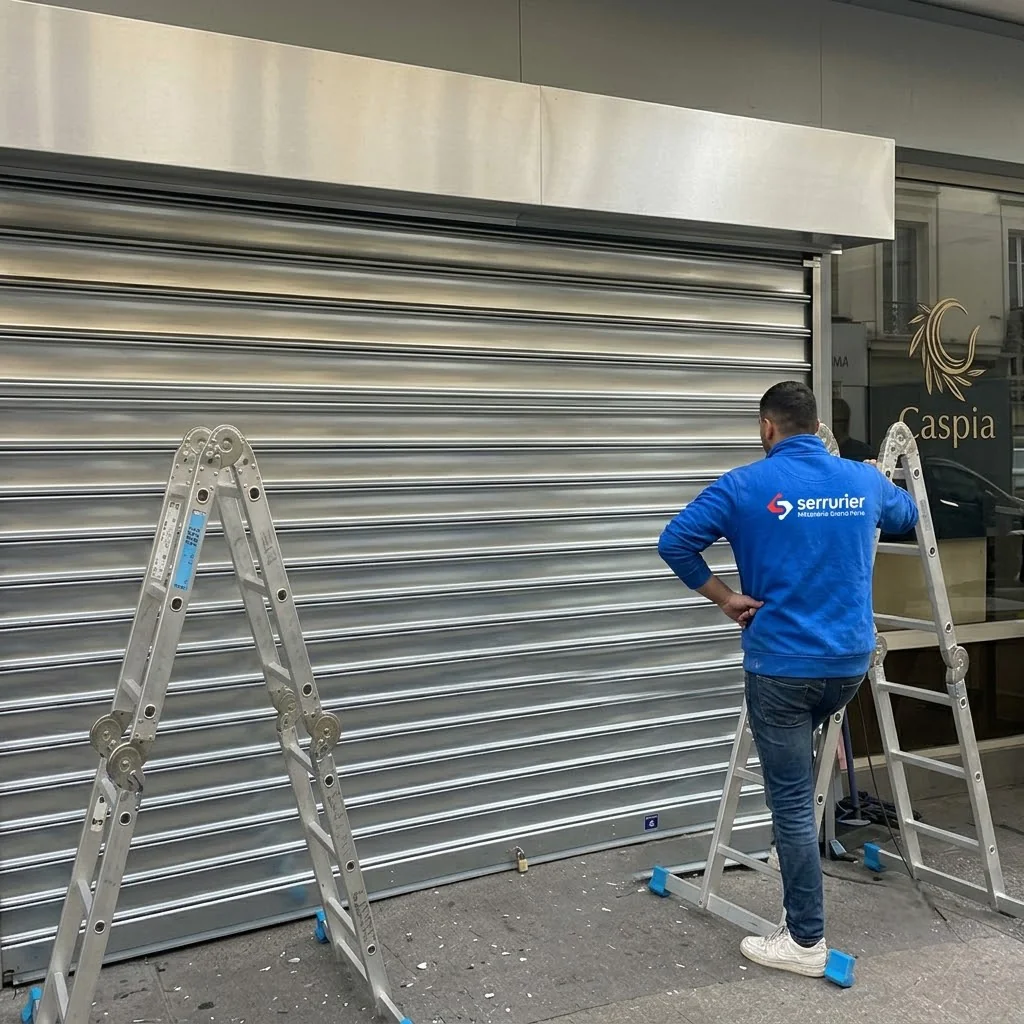 depannage rideau metallique en panne - technicien MGParis