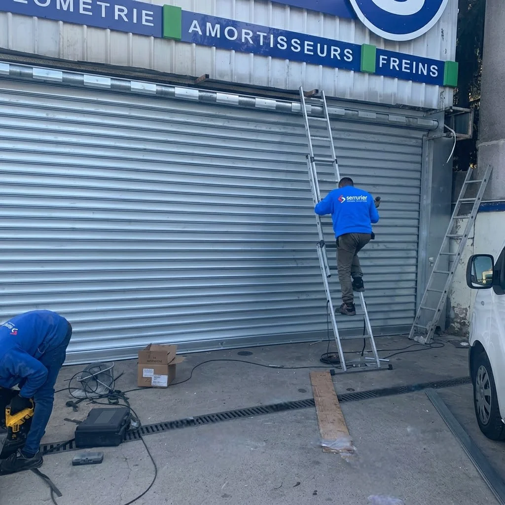 déblocage en urgence rideau métallique à Menucourt - technicien MGParis