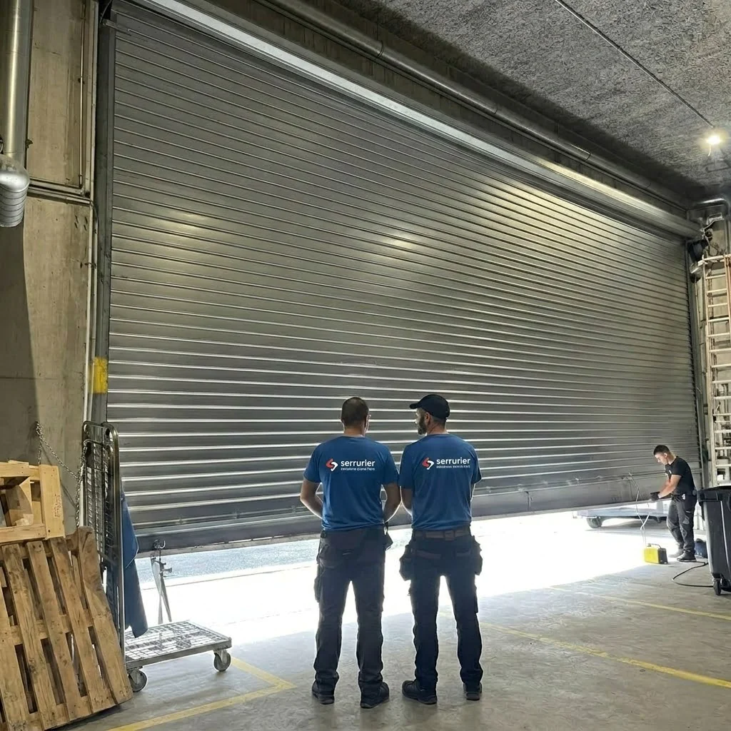 Depannage rideau de fer - Frépillon - technicien MGParis