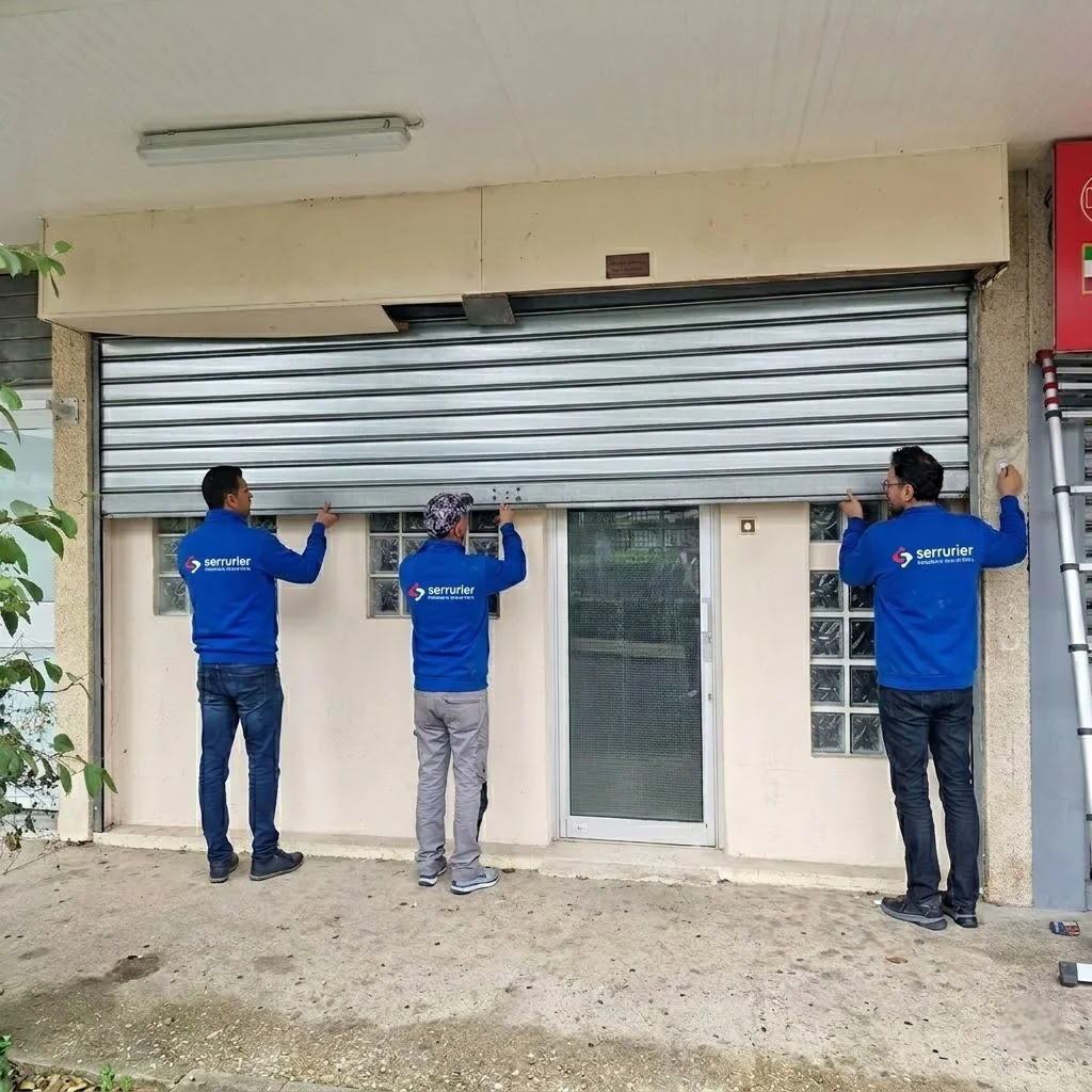 Dépannage rideau métallique - avenue Schaeffer Deuil la Barre - techniciens MGParis