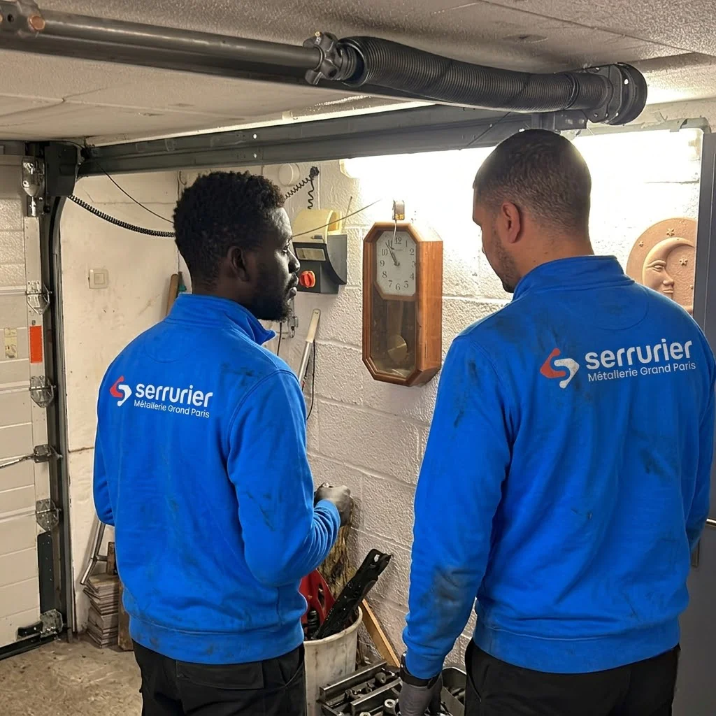 Déblocage porte de garage sectionnelle Limeil-Brévannes - techniciens MGParis