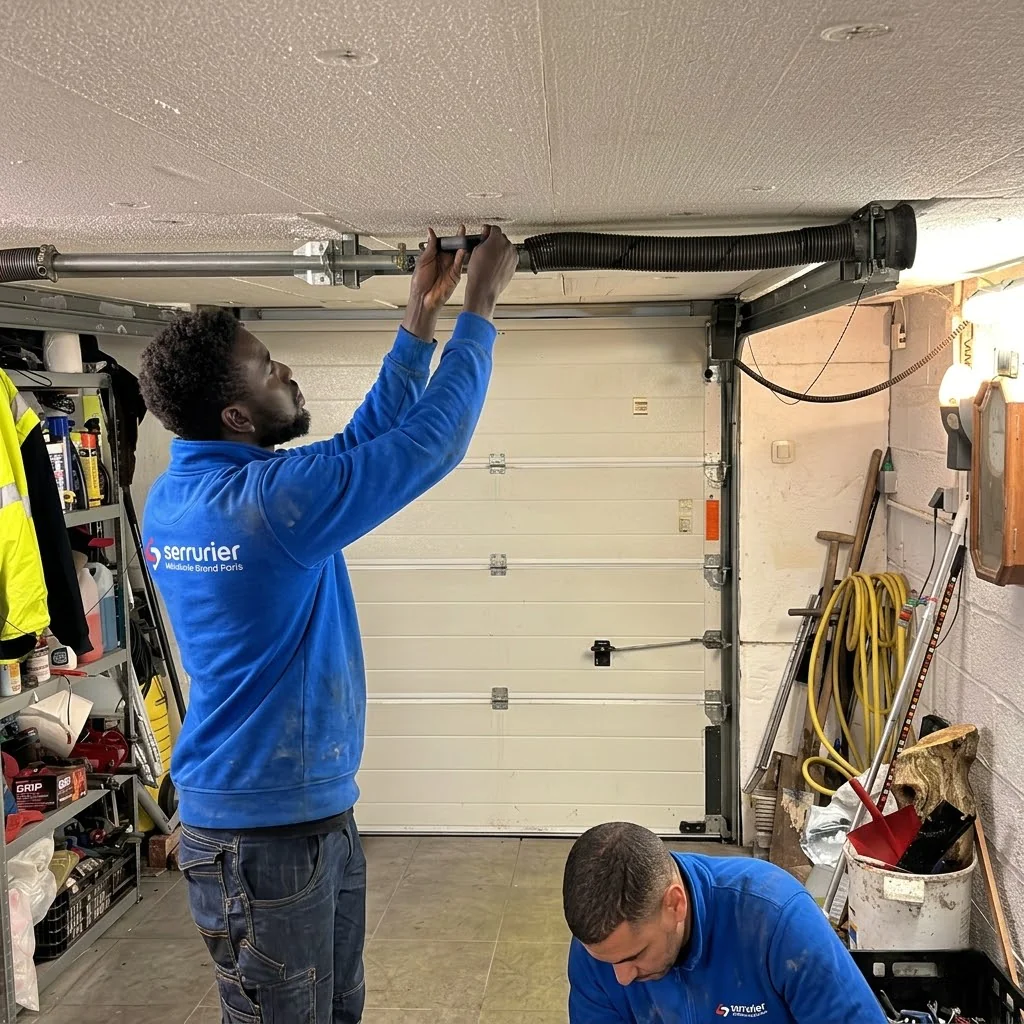 Dépannage porte de garage sectionnelle Vétheuil - Technicien MGParis