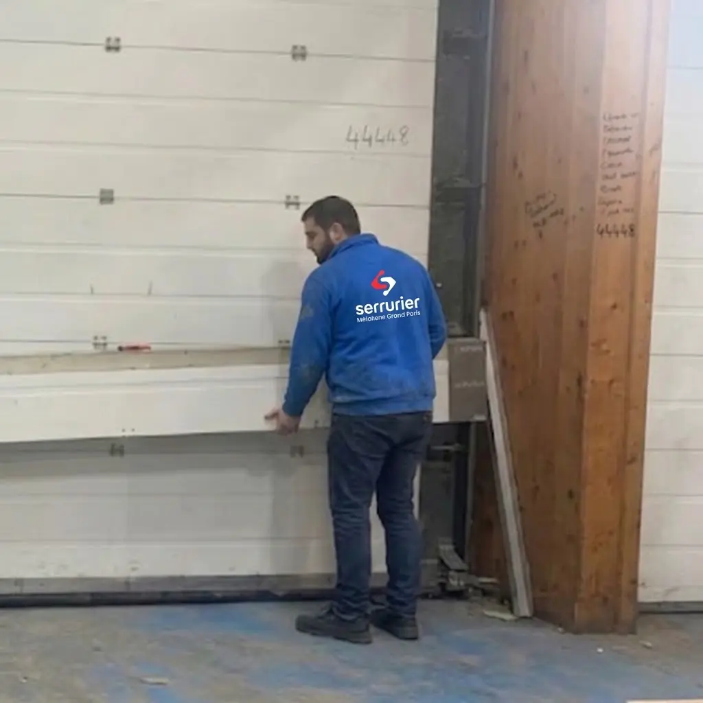 Intervention de dépannage porte de garage Meaux (77100) - Technicien MGParis - 03/2026