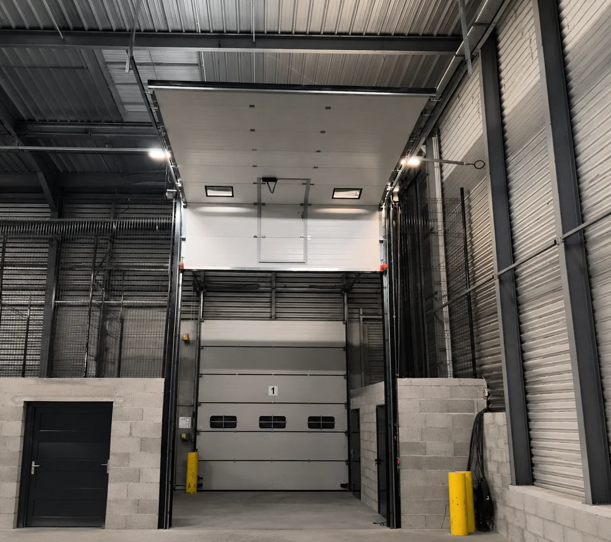 Porte sectionnelle industrielle