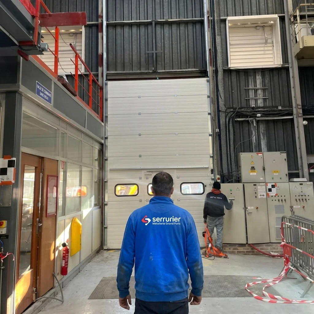 Réparation porte industrielle Ury
