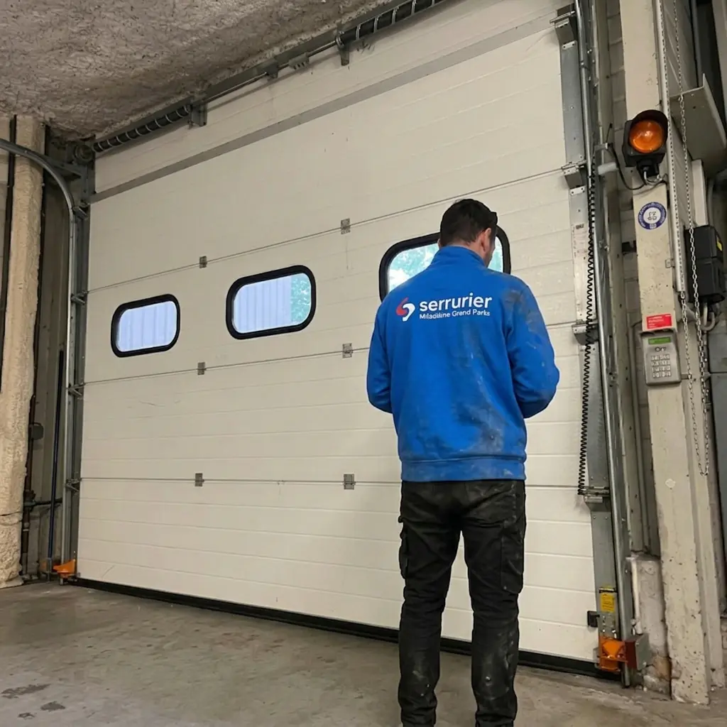 Dépanneur porte de garage sectionnelle Dormelles - Technicien MGParis