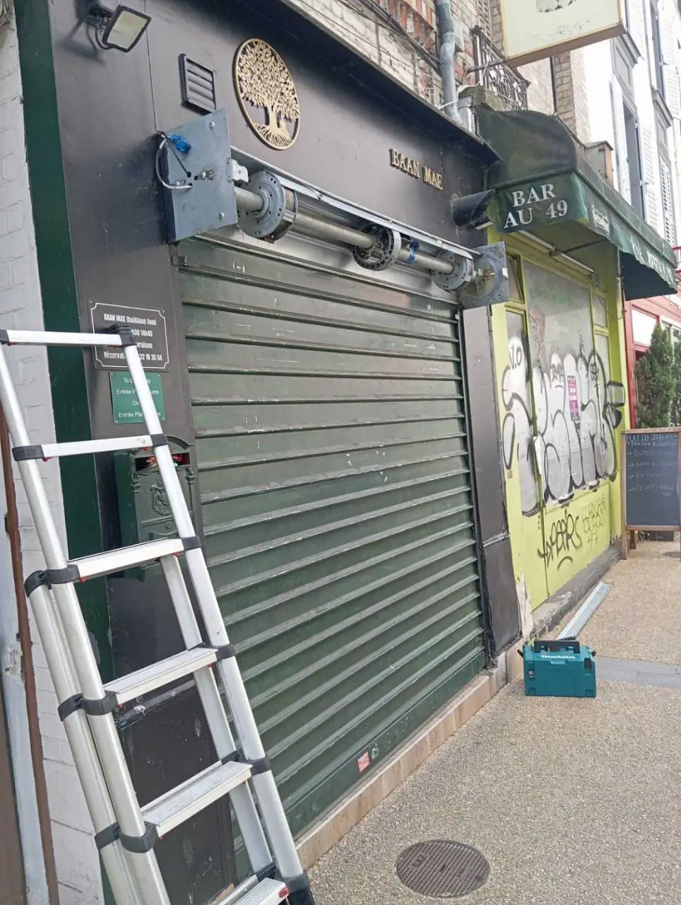 Réparation rideau de commerce à Aubervilliers