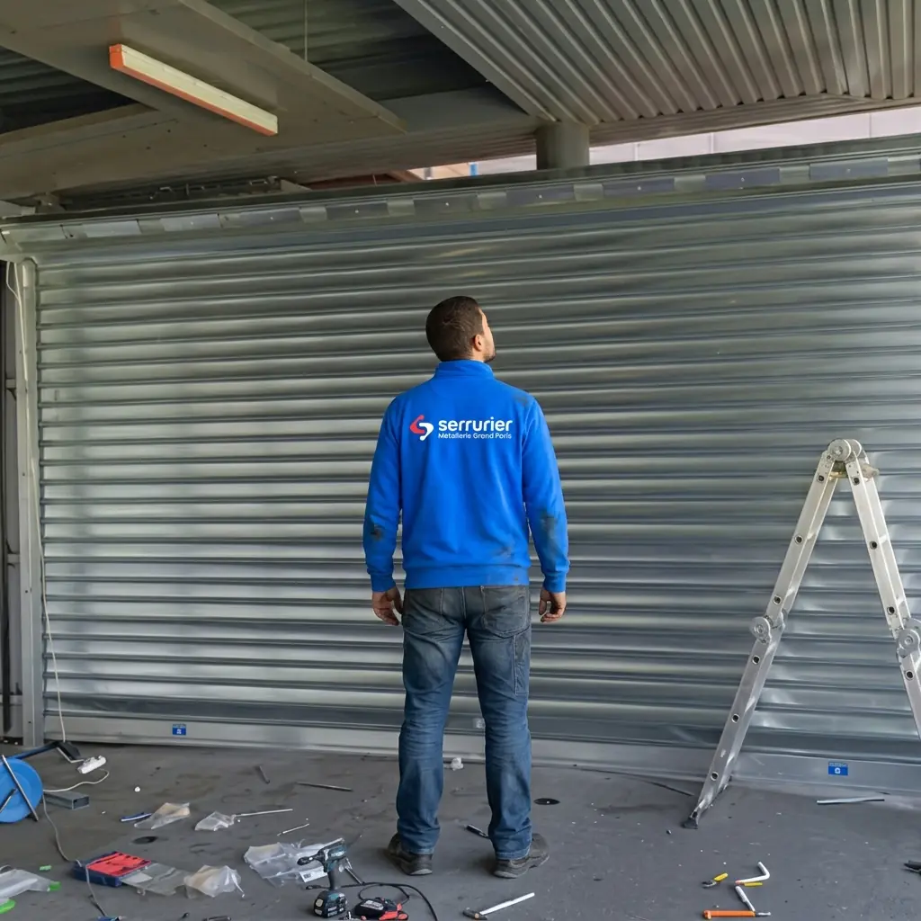 Réparation rideau métallique à lames pleines Champagne-sur-Seine
