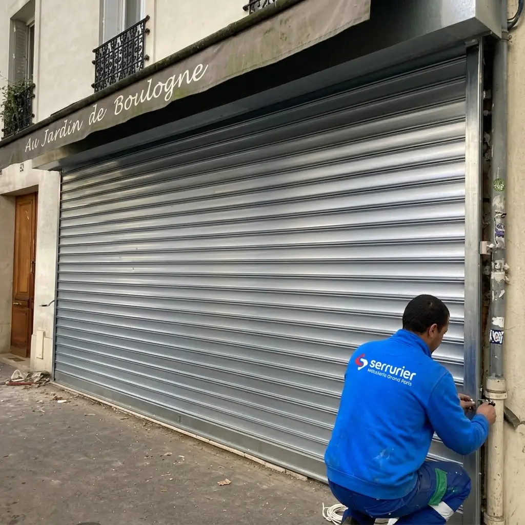 Remplacement coulisses rideau de fer - Montereau-Fault-Yonne