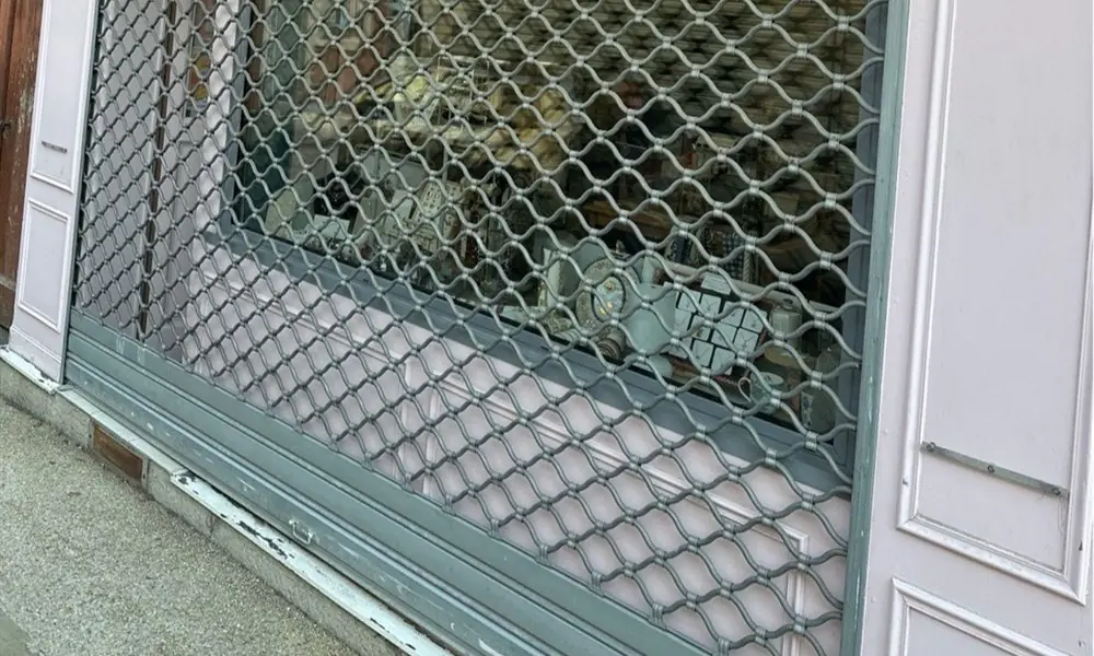 Réparation de grille métallique à Sceaux (92330) : grille à mailles remise en état